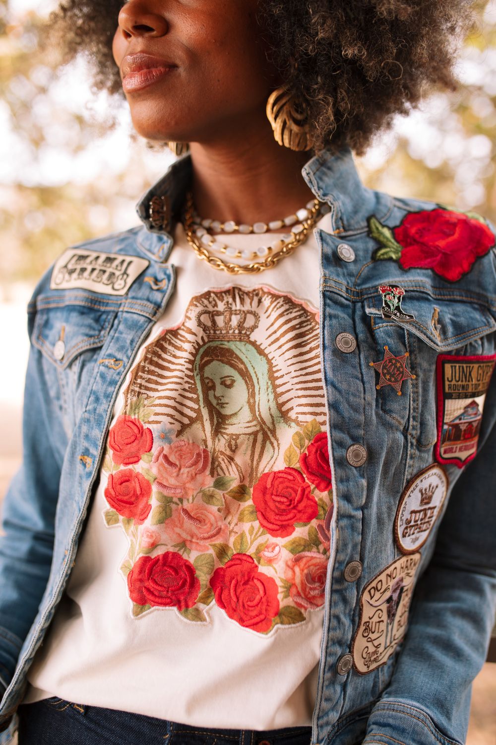Our Lady of Roses Tee