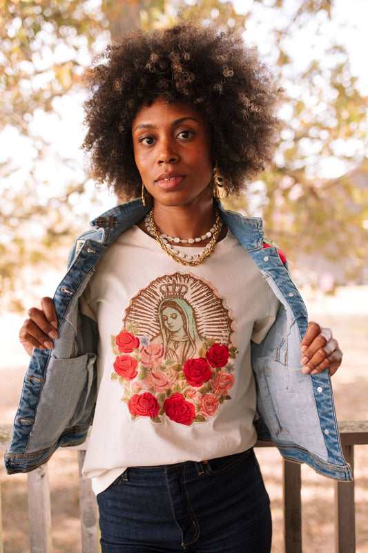 Our Lady of Roses Tee