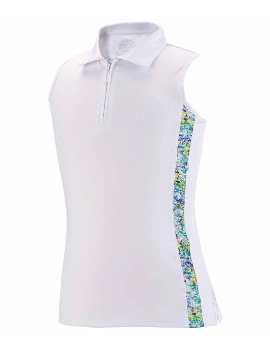 Kinsley Youth Girls' Sleeveless Polo
