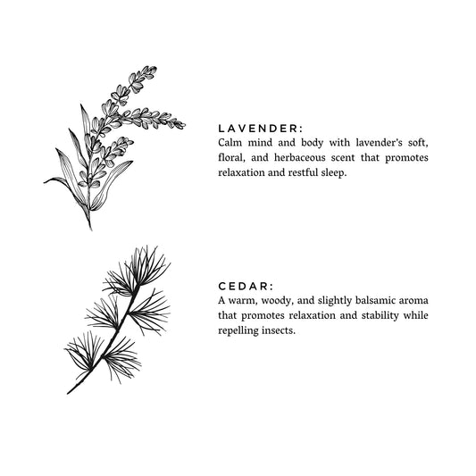 Lavender + Cedar