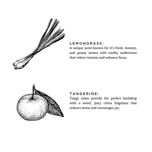 Mini Linen Spray - Lemongrass + Tangerine