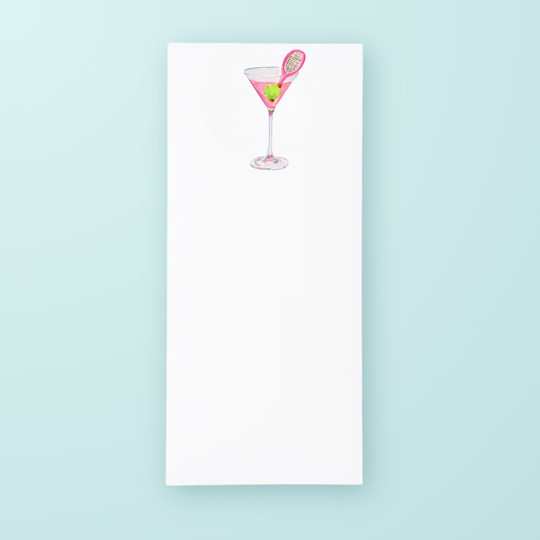 Tennis Martini List Pad