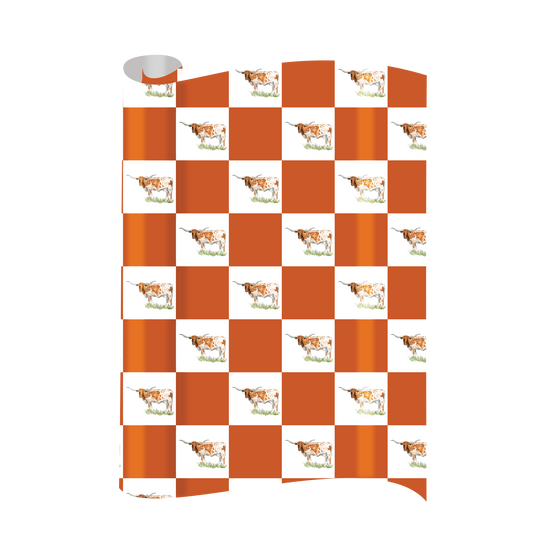 Longhorn Gift Wrap