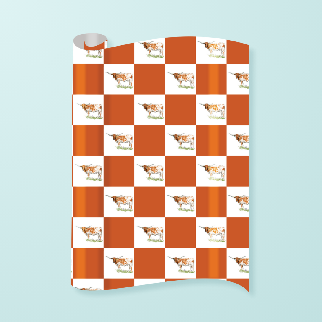 Longhorn Gift Wrap