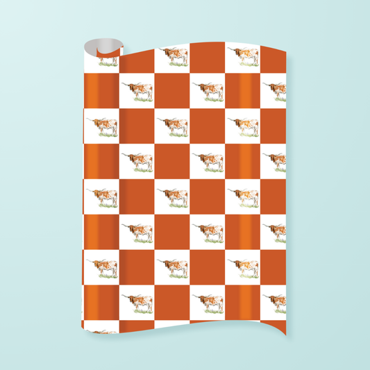 Longhorn Gift Wrap