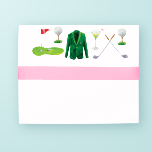 Golf & Cocktails Pattern Lux Slab