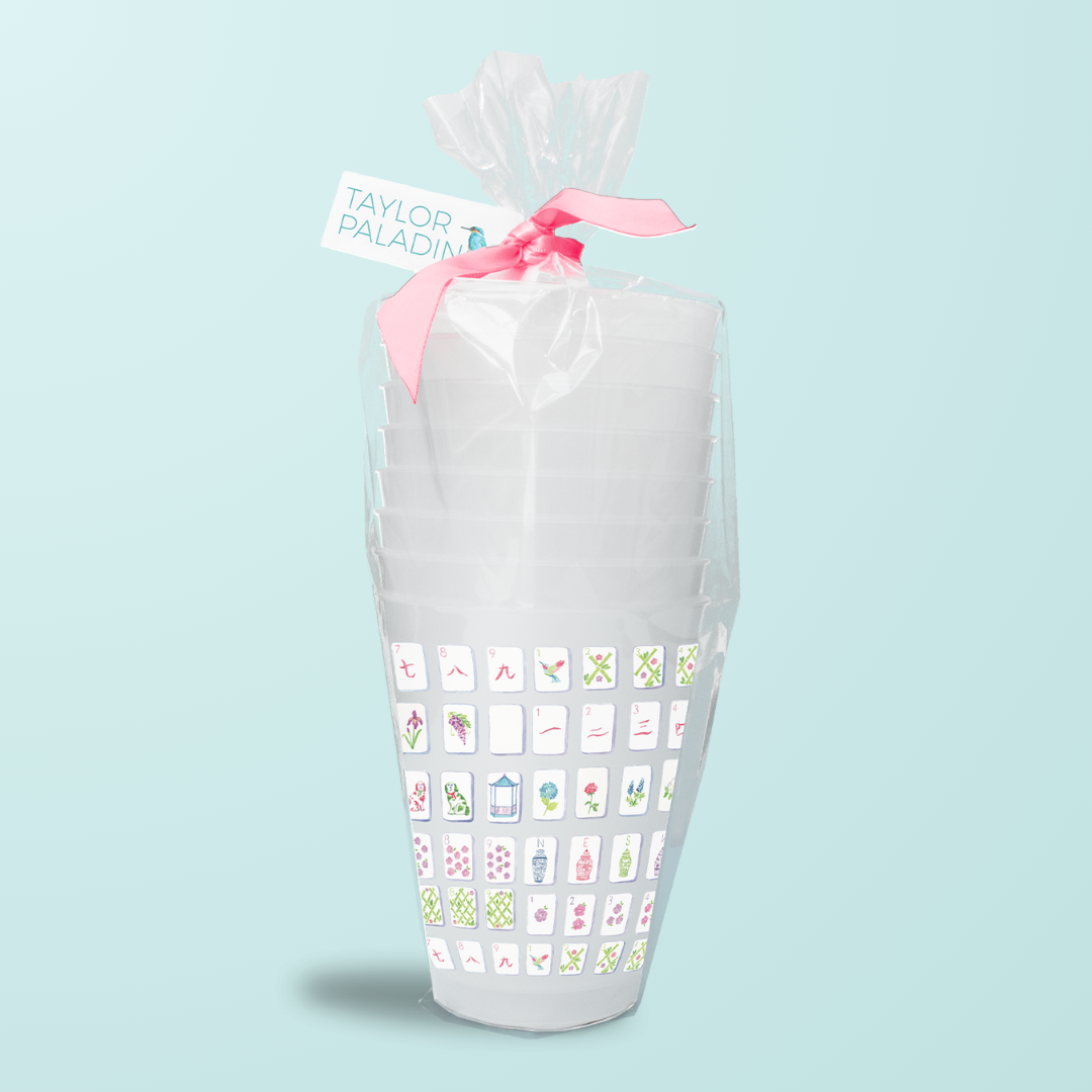 Mahjong Tiles Cups
