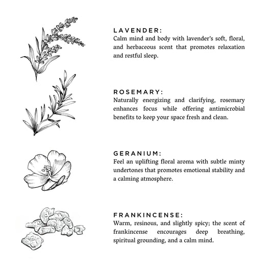 Midnight Garden - Lavender + Rosemary + Geranium