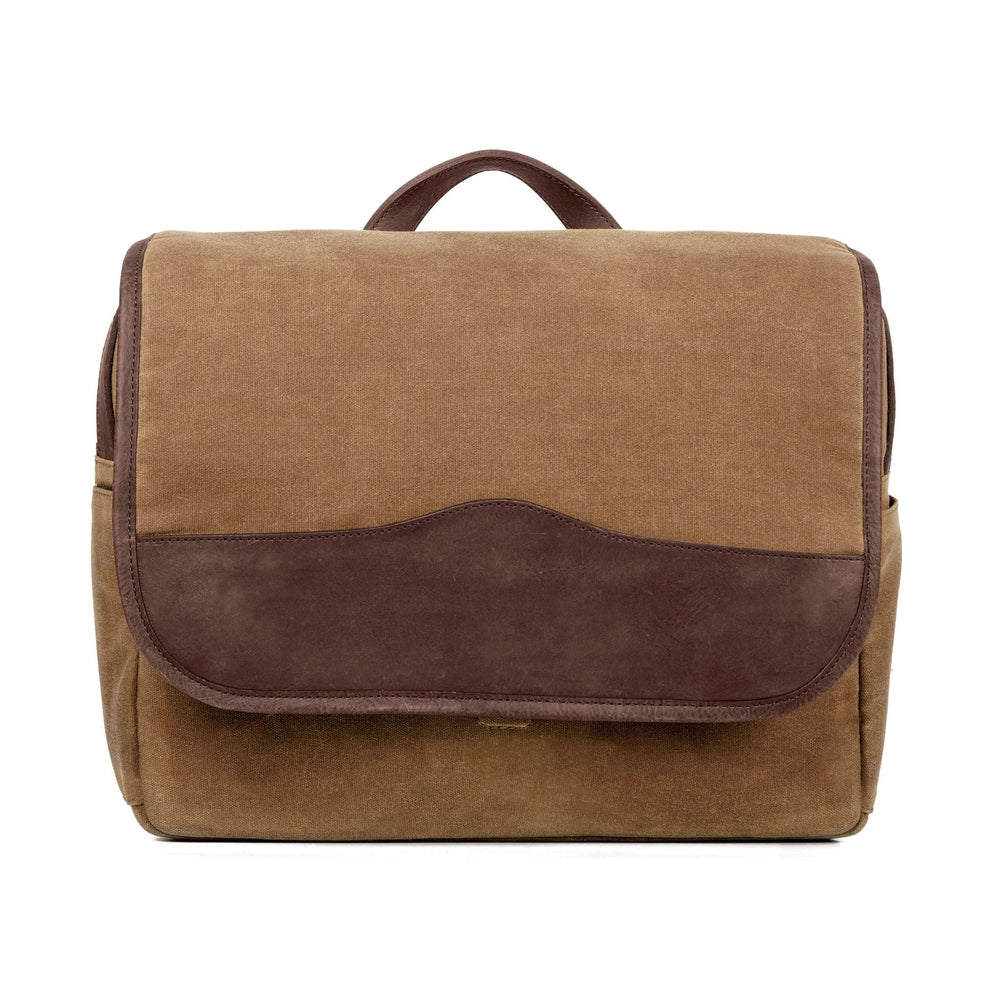 Campaign Waxed Canvas Messenger Bag