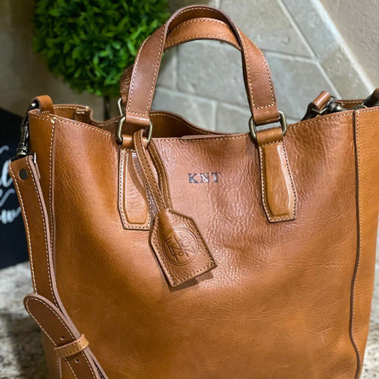 Ellington Leather Market Tote