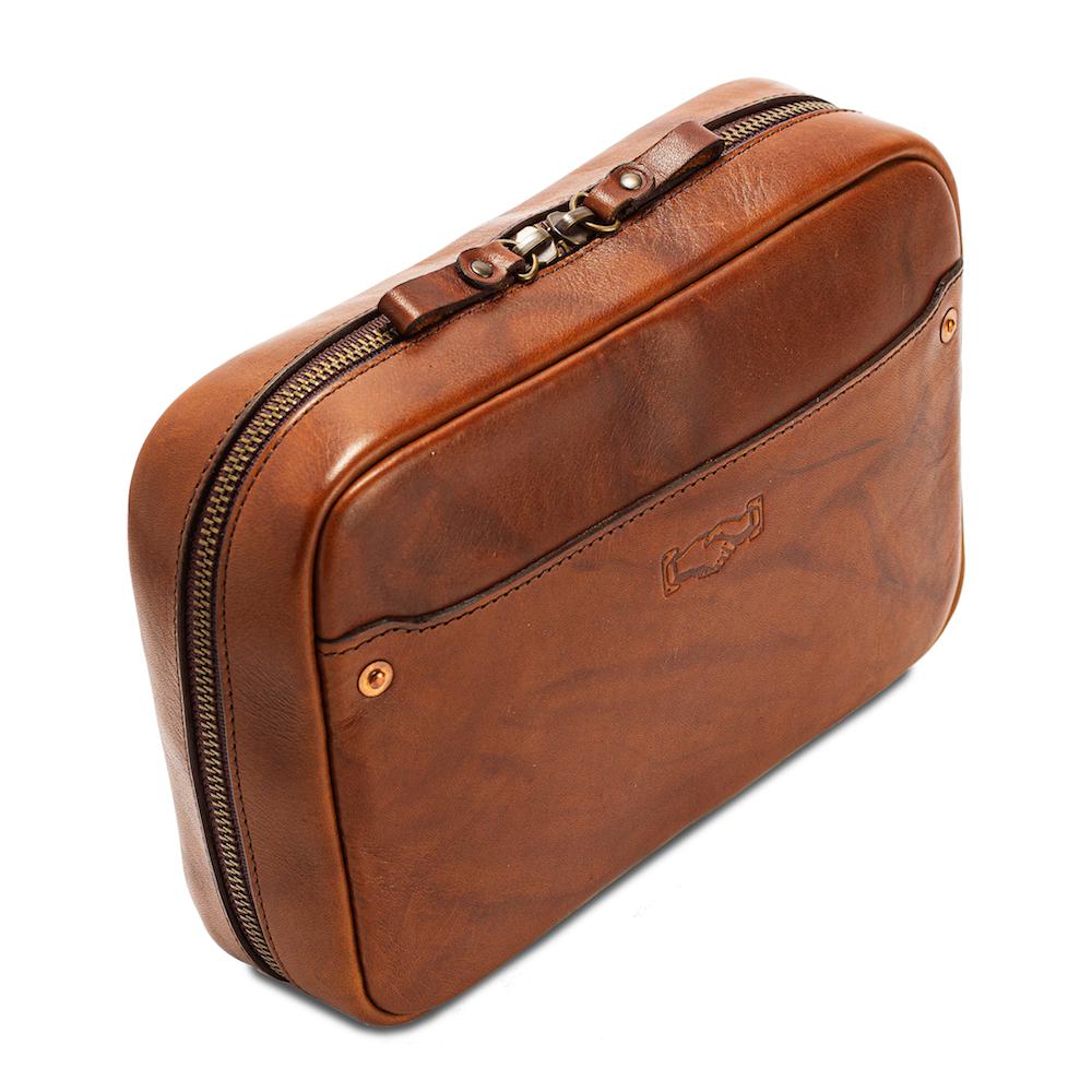 Heritage Leather Doc Electronics Organizer