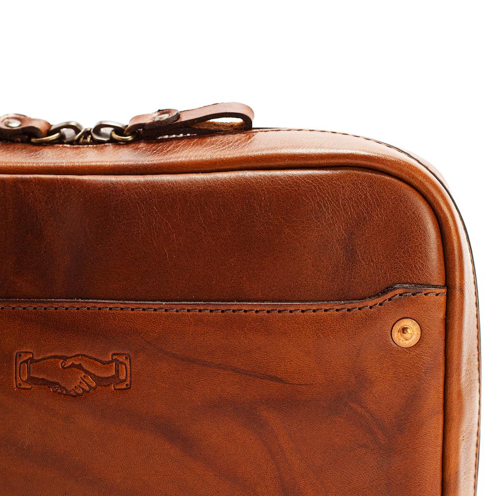 Heritage Leather Doc Electronics Organizer