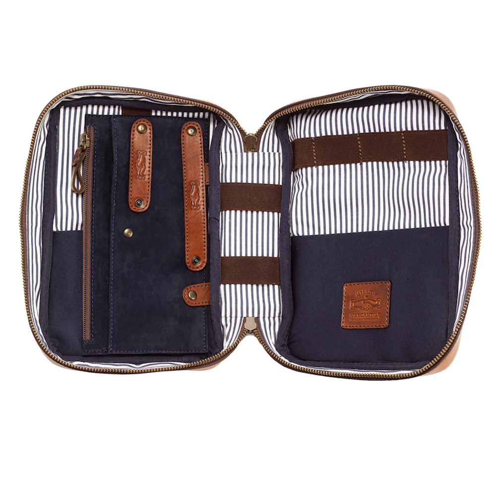 Heritage Leather Doc Electronics Organizer