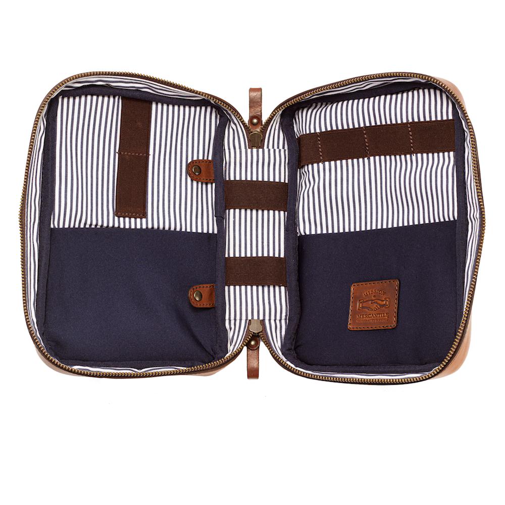 Heritage Leather Doc Electronics Organizer