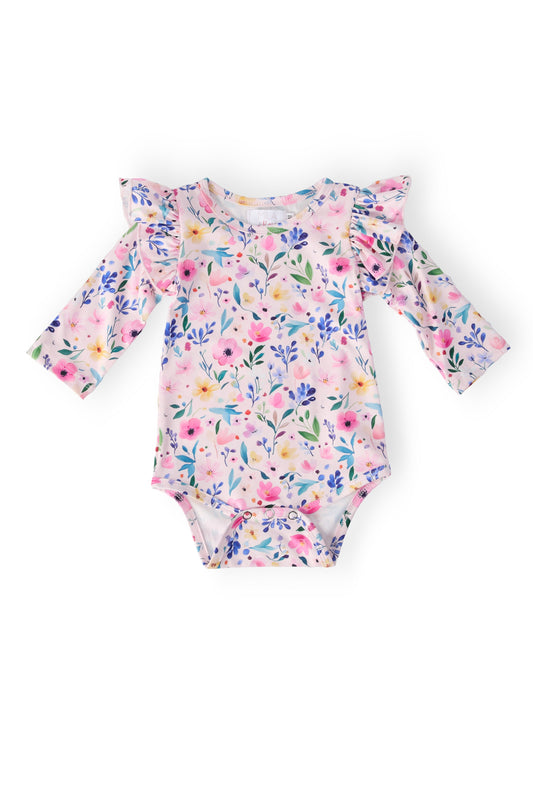 Morning Meadows L/S Flutter Bodysuit