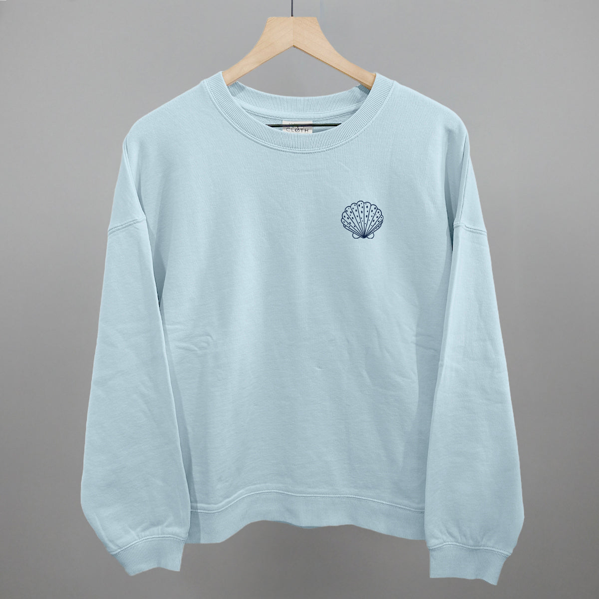 Speckled Seashell (Navy Blue) (Left Chest)