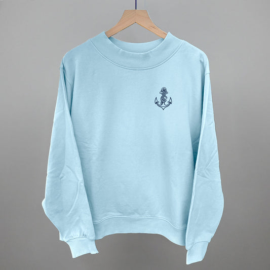 Anchor Doodle (Navy Blue) (Left Chest)