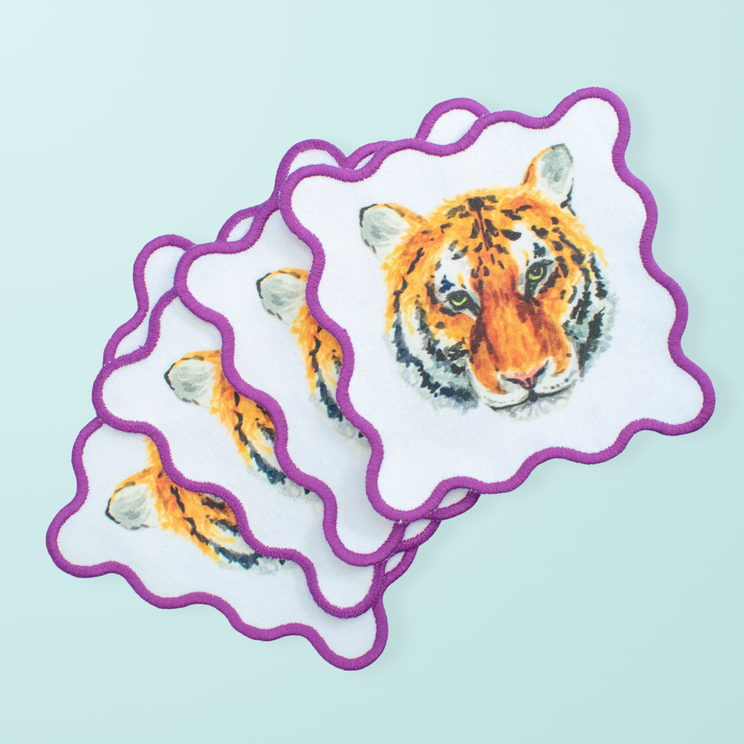 Tiger Cocktail Napkins