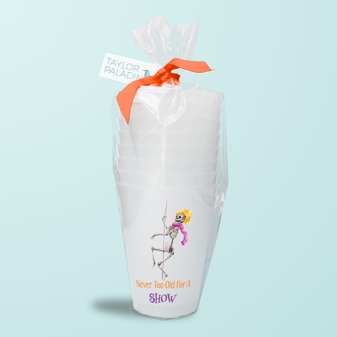 Dancing Skeleton Frosted Cup
