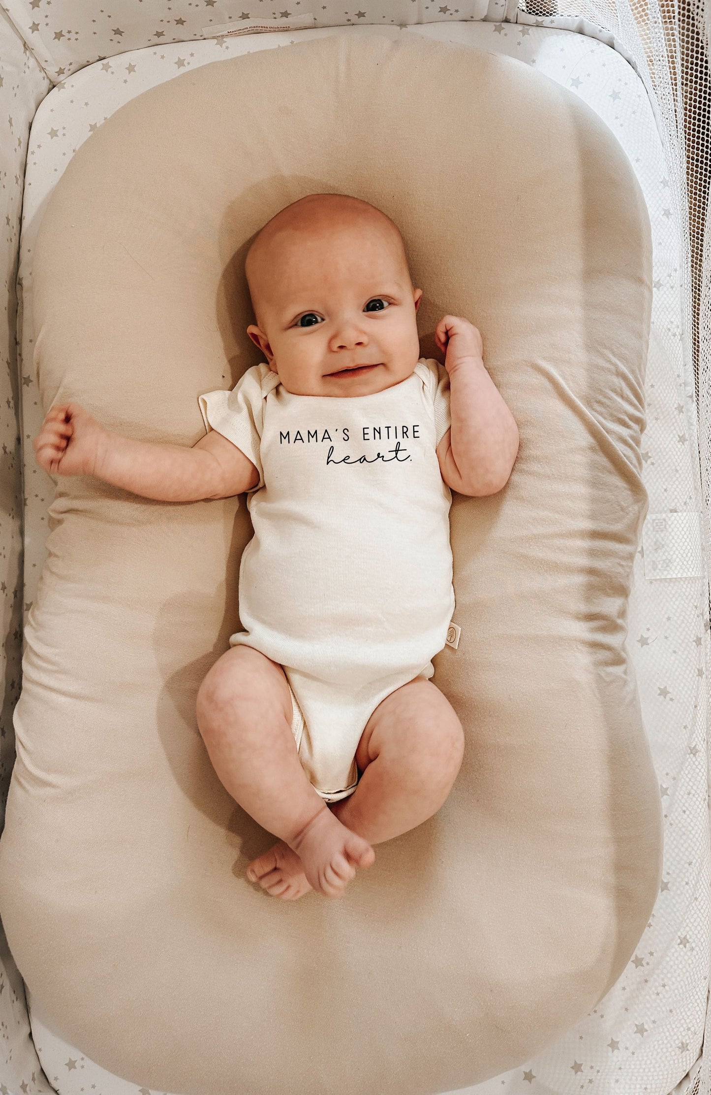 Mama's Entire Heart Organic Baby Bodysuit