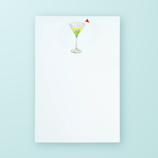 Golf Martini Notepad