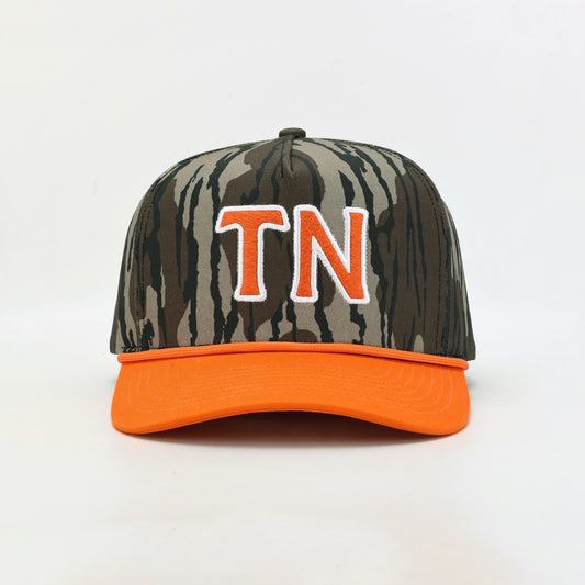 Tennessee "TN Hat" in Holler Orange & Oak Camo
