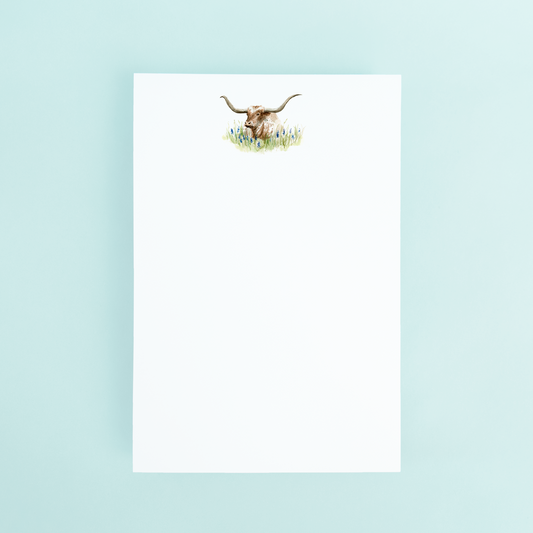 Longhorn In Bluebonnets