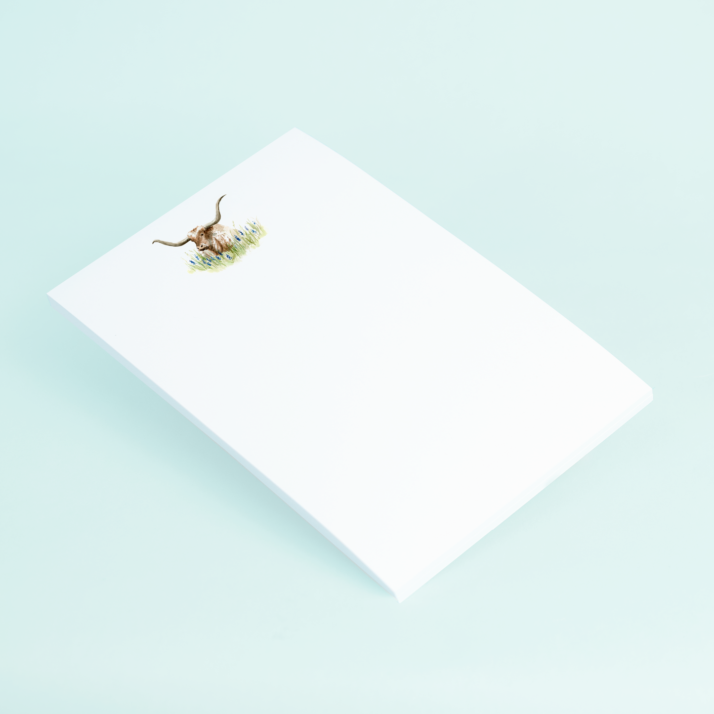 Longhorn In Bluebonnets