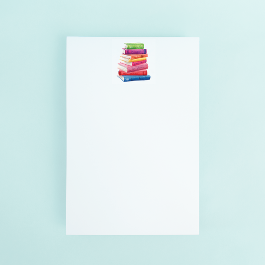 Pastel Book Stack