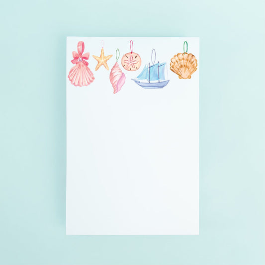 Seashell Ornaments Notepad