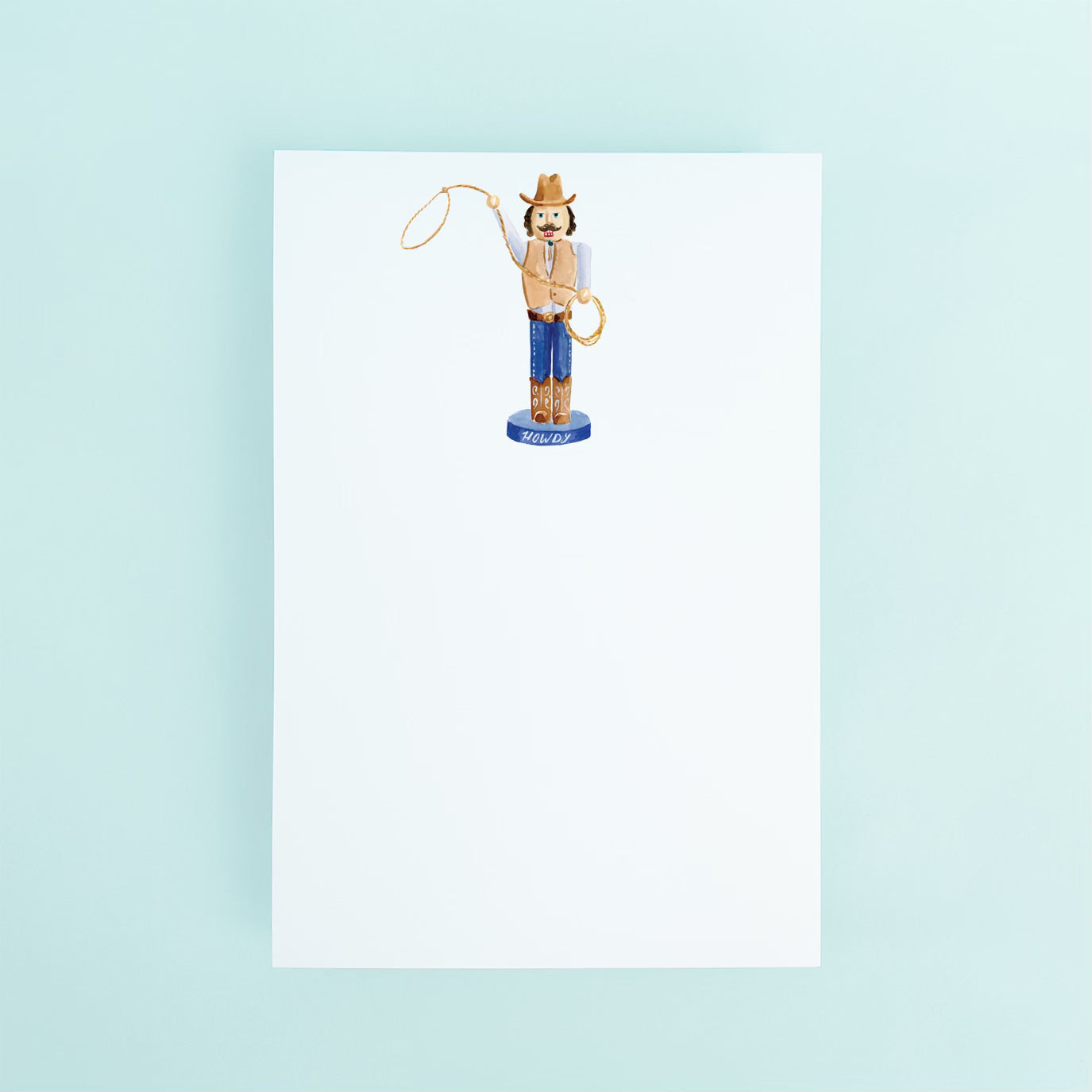 Cowboy Nutcracker Notepad