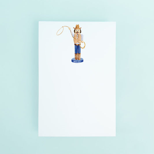 Cowboy Nutcracker Notepad