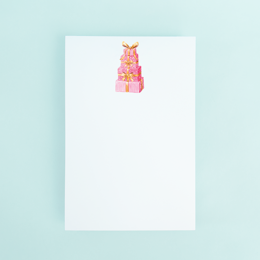 Pink Presents Notepad
