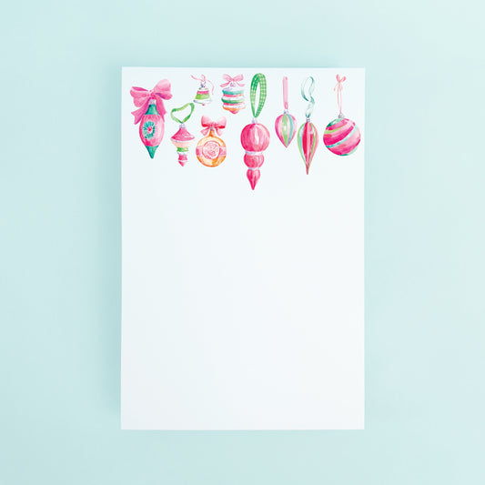 Vintage Ornaments Notepad