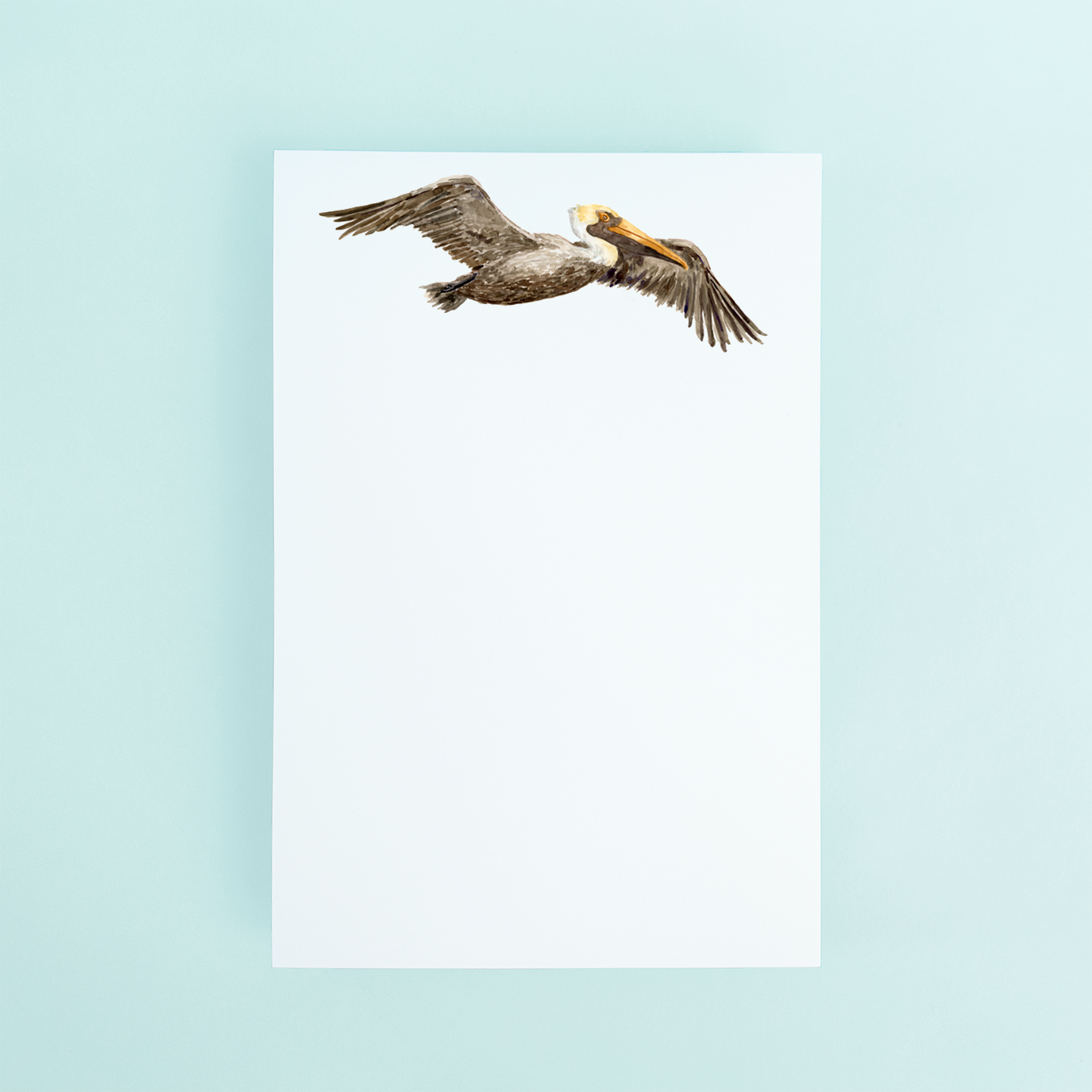Flying Brown Pelican