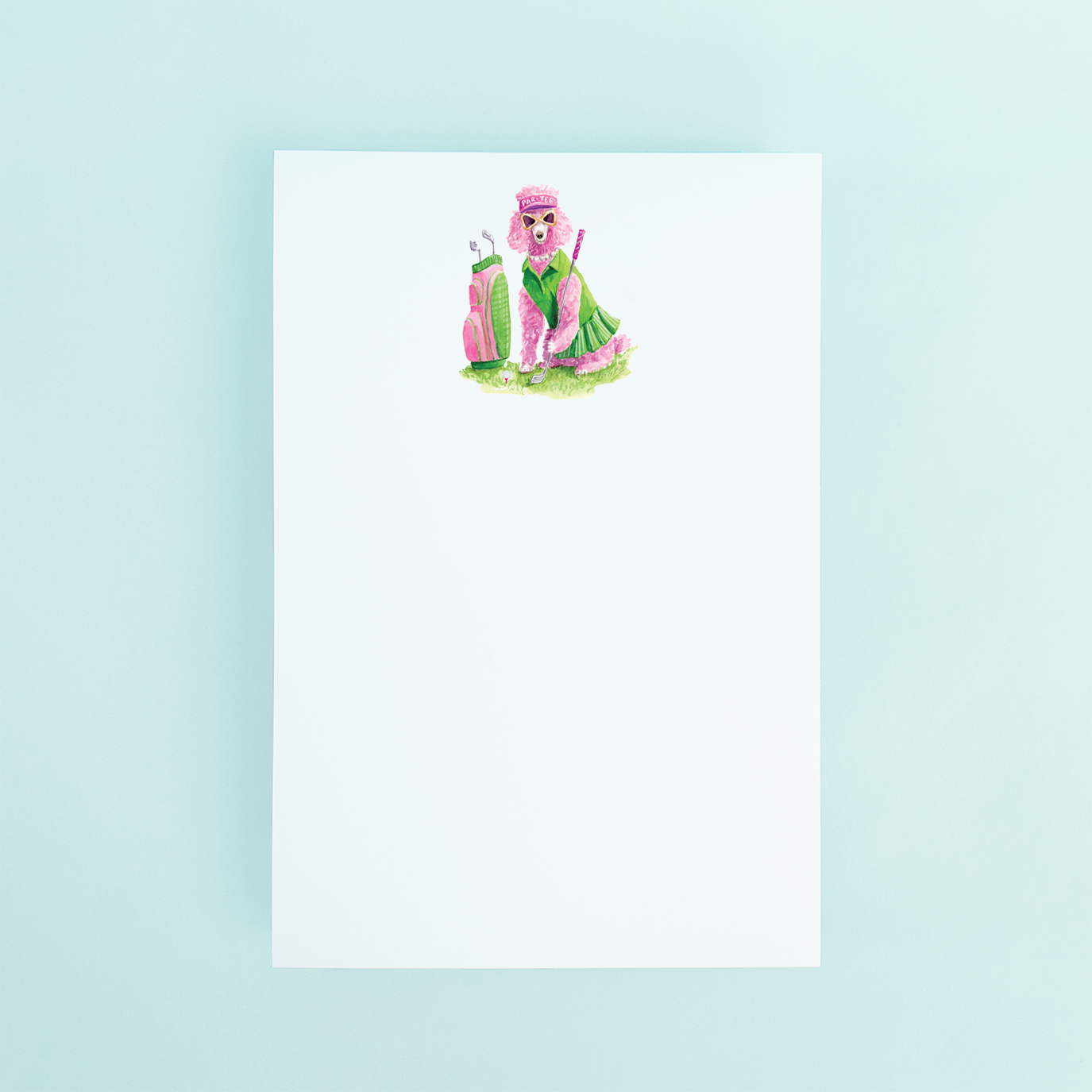 Golf Poodle Notepad