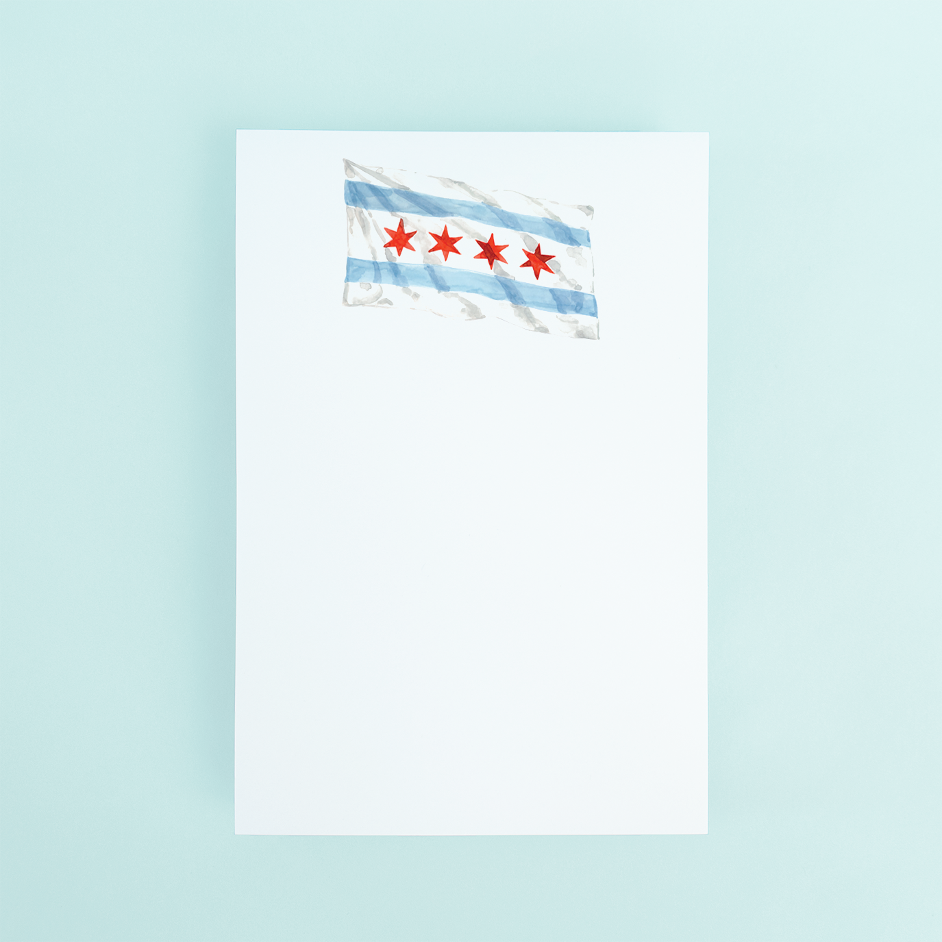 Chicago Flag Notepad