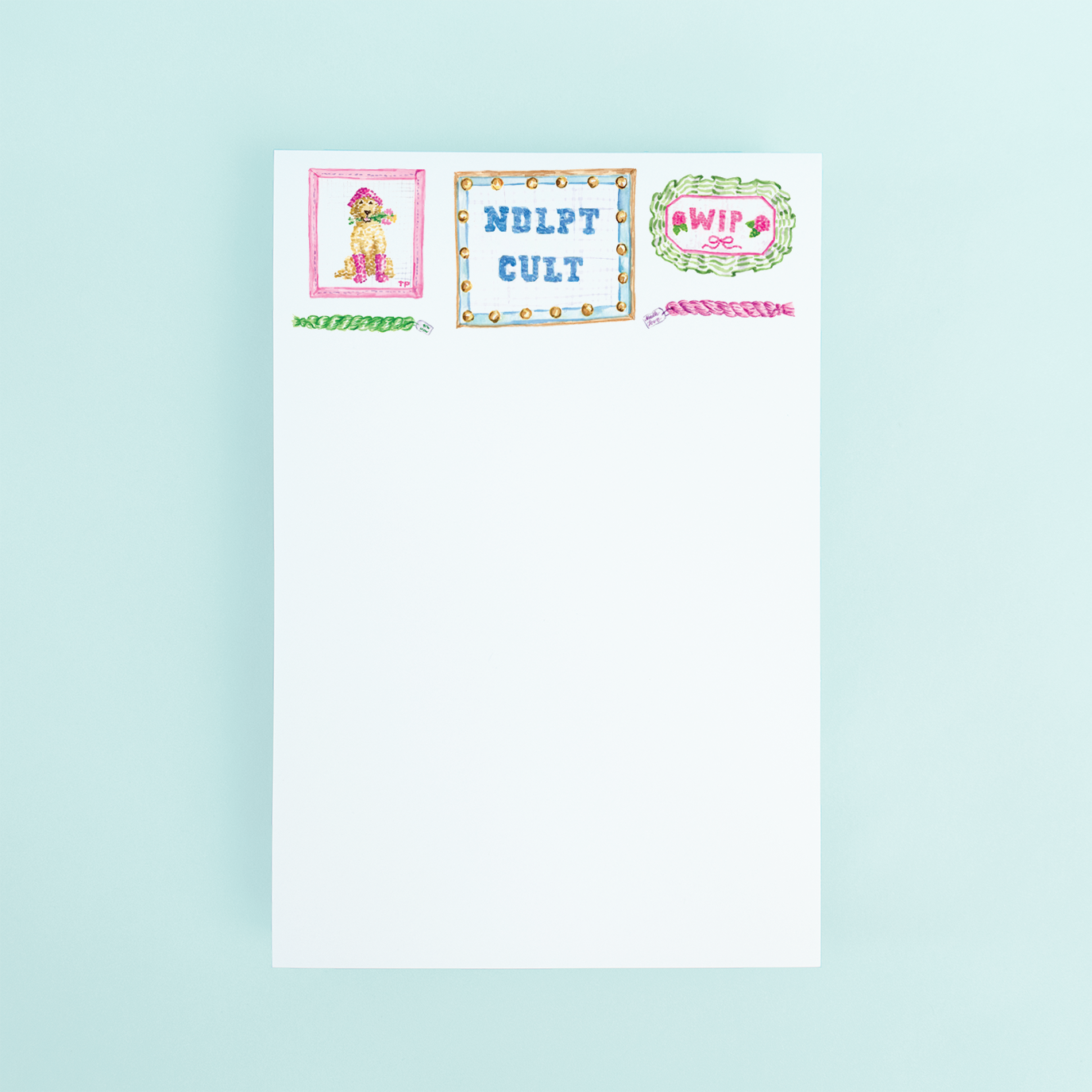 Needlepoint Cult Notepad
