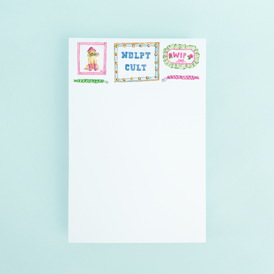 Needlepoint Cult Notepad