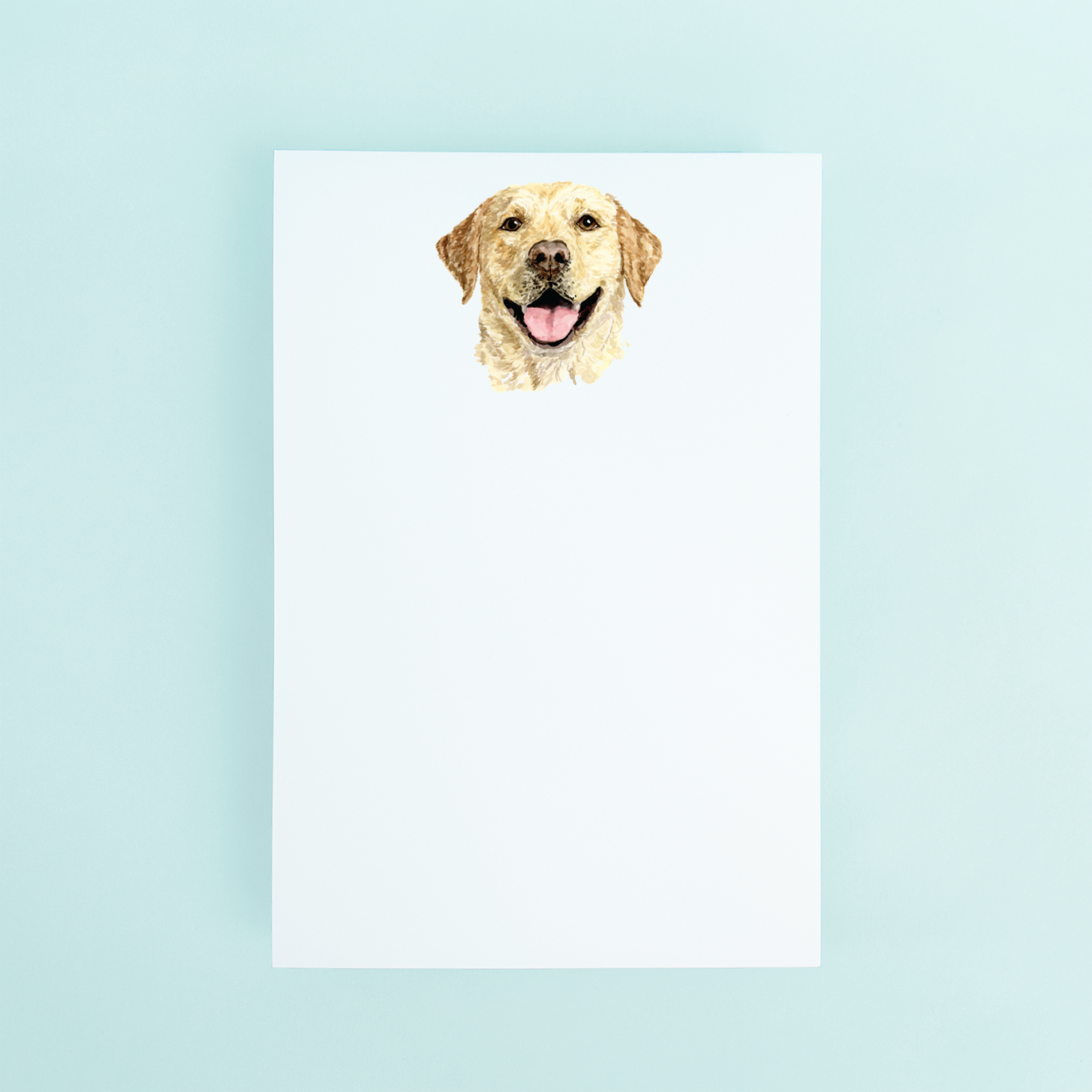 Golden Retriever Portrait Notepad