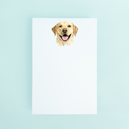 Golden Retriever Portrait Notepad