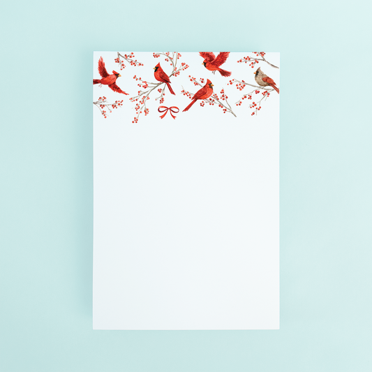 Cardinal Pattern Notepad