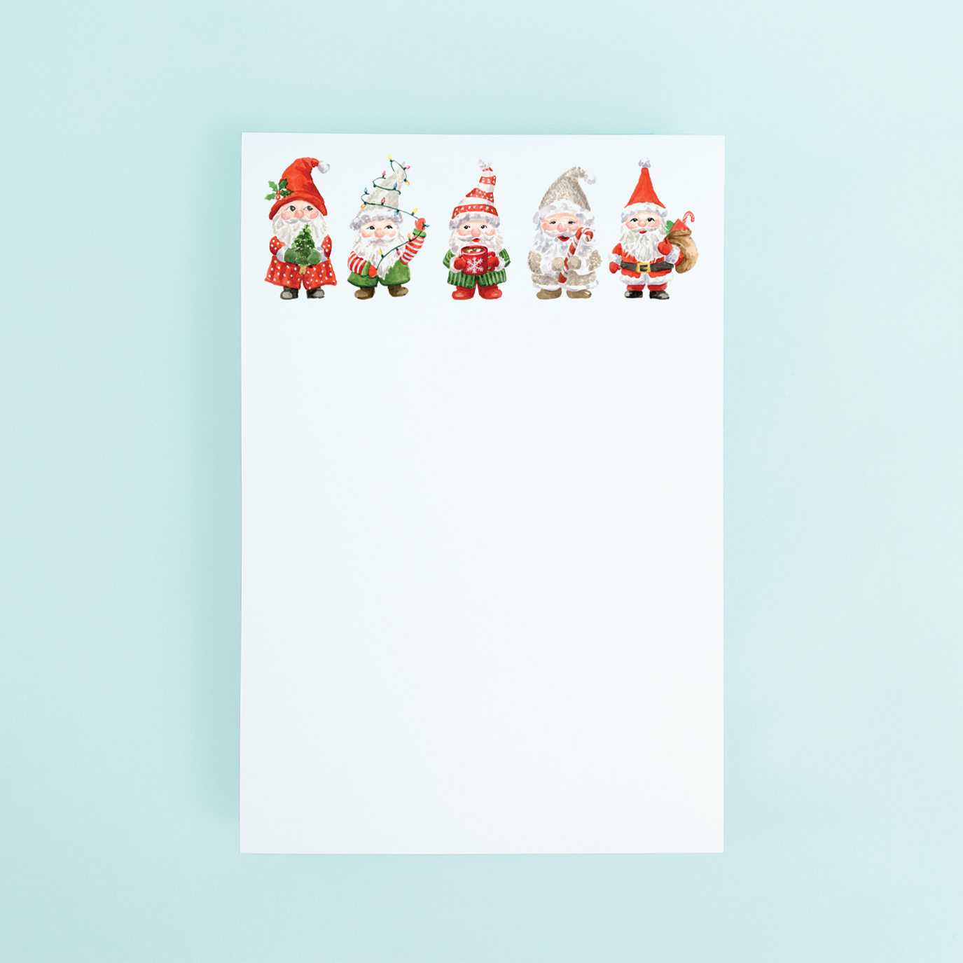 Holiday Gnomes Notepad