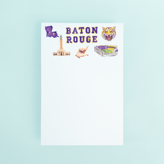 Baton Rouge Pattern Notepad