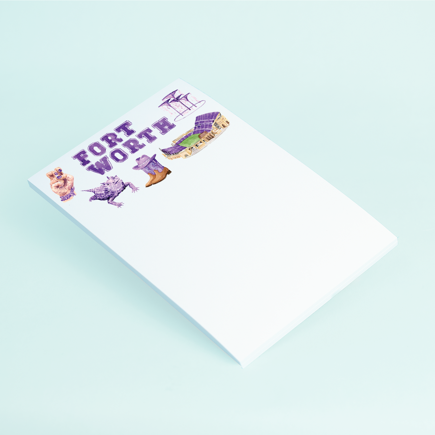 Fort Worth Pattern Notepad
