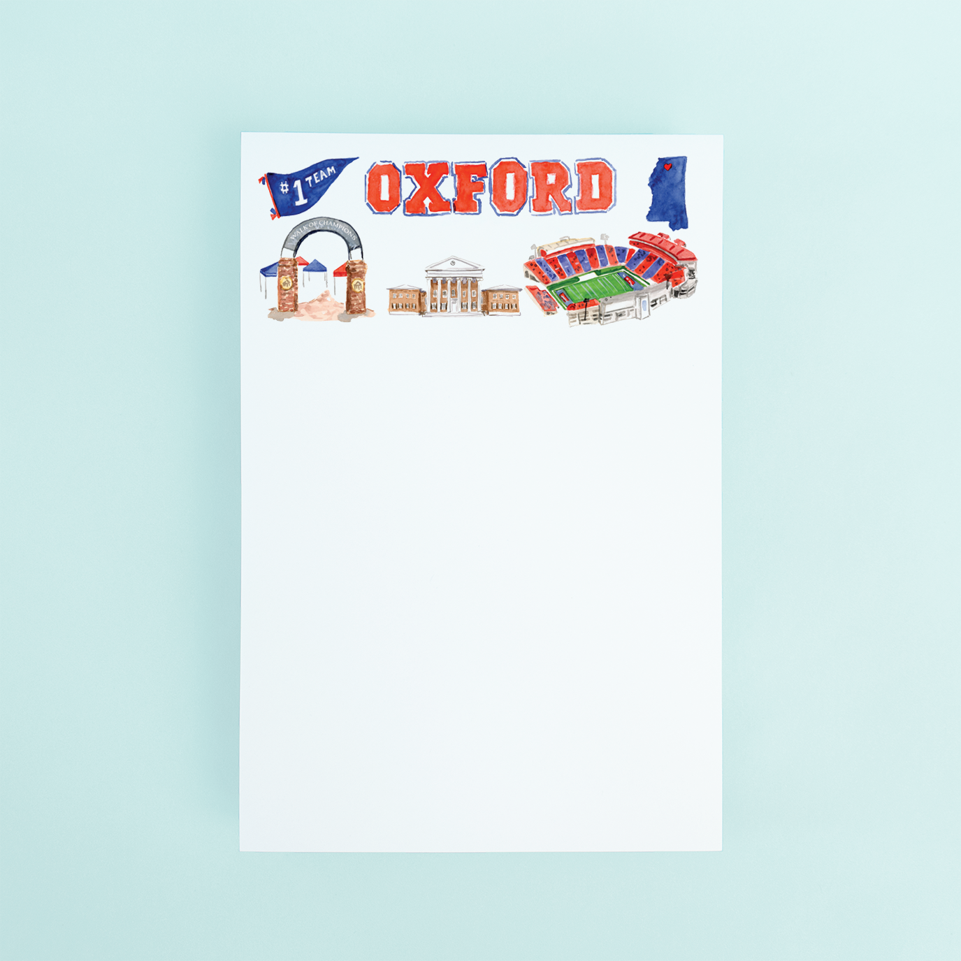 Oxford Pattern Notepad