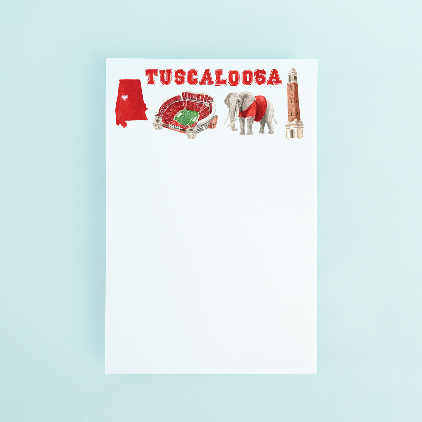 Tuscaloosa Pattern Notepad