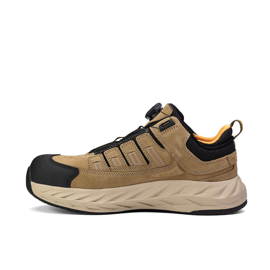 Pro Safety Low Composite Toe Work Shoe – Tan