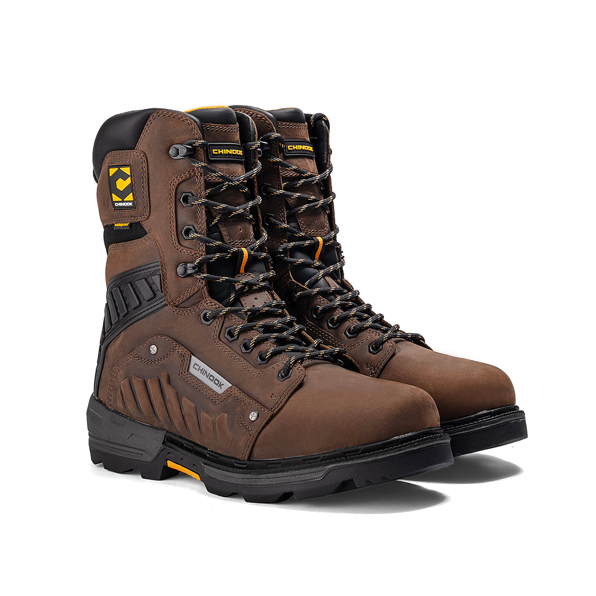 Scorpion 9” Plain Toe Waterproof Work Boot – Brown