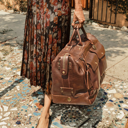 Leather Travel Duffle